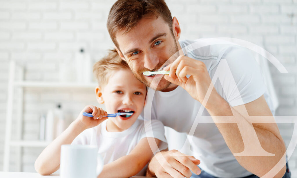 Oral health habits for kids.