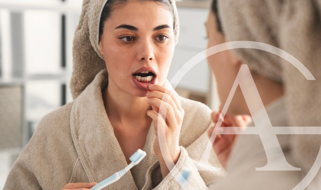 Bleeding gums signal periodontal disease.